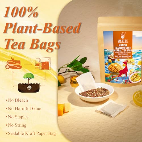 Mango Passionfruit Herbal Tea Bags (50 Count)