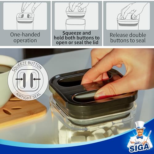 4 Pack Airtight Food Storage Container Set (4 Count)