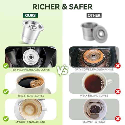 Reusable K Cups Coffee Pods for Keurig 1.0 (6 Count)