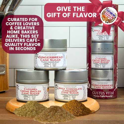 Coffee Sugars Gift Set of 3 (12 Ounce)