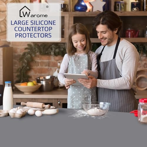 Silicone Mat 78.7”x 23.6” Heat Resistant Mats for Countertop