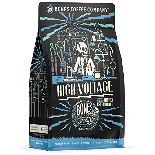 High Voltage Highly Caffeinated Unflavored Coffee (12 Ounce)