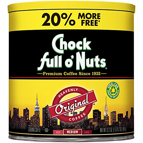Chock Full o’Nuts Original Roast Ground Coffee (31.2 Ounce)
