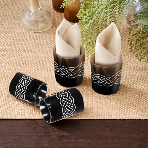 Viking Horn Shot Glasses Set of 4 (4 Count)