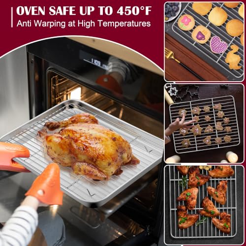 Baking Sheet with Wire Rack (2 Count)