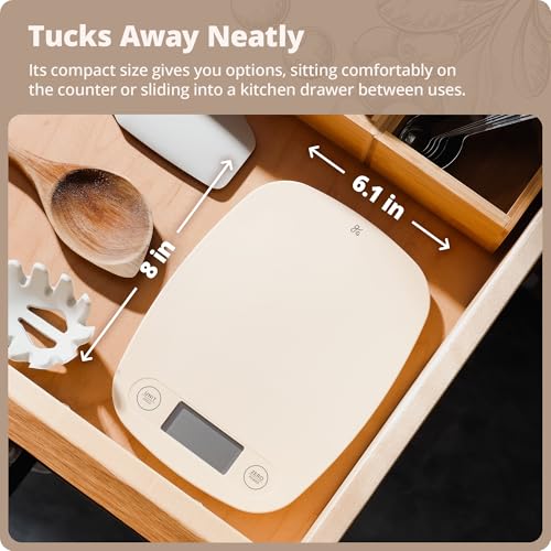 Food Scale Slim & Compact Build