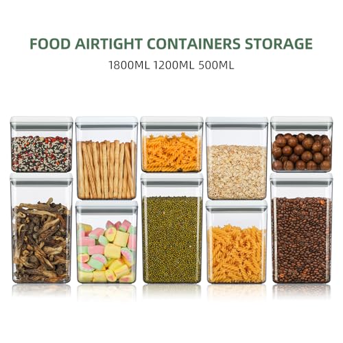 Food Airtight Containers storage with Lids 3 Pack (3 Count)