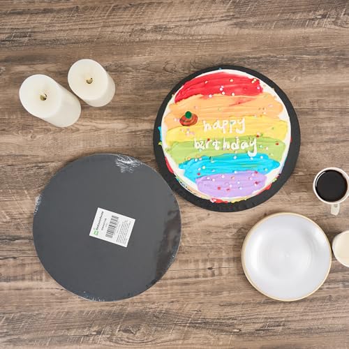 Round Black Cardboard Cake Drum Board