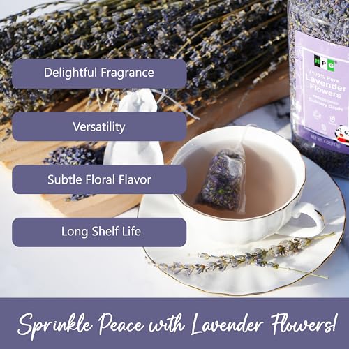 Freeze Dried Lavender Flowers 4 Oz (4 Ounce)