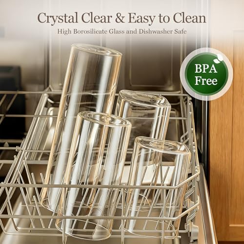 Glass Storage Containers with Lids (6 Count)