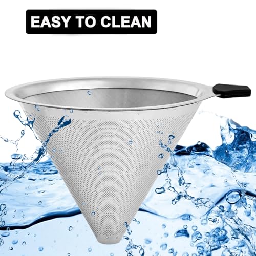 Pour Over Coffee Filter Compatible with Chemex 6