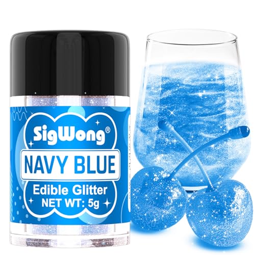 Navy Blue Edible Glitter