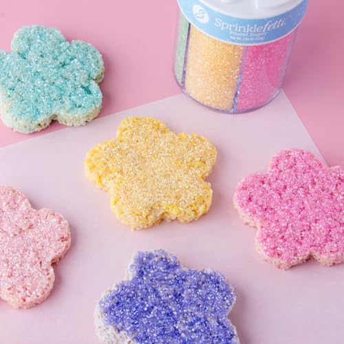 Pastel Colored Sugar 6 Cell Set (6.45 Ounce)