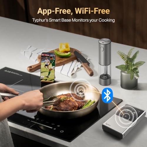 Wireless Meat Thermometer with Smart WiFi Connectivity (2 Count)