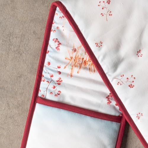 Double Oven Mitts 100% Cotton Double Oven Glove