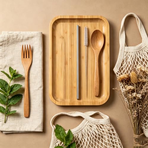 10 Pcs Stainless Steel Straws