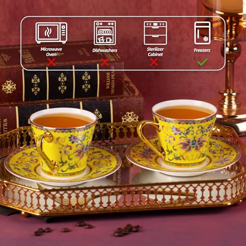 Tea Cup and Saucer (2 Count)