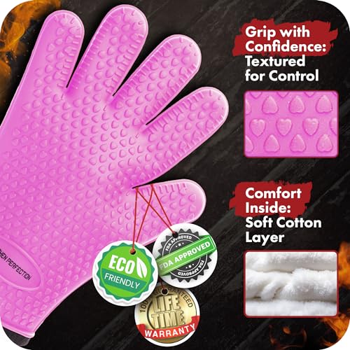 S Silicone Smoker BBQ Gloves (2 Count)