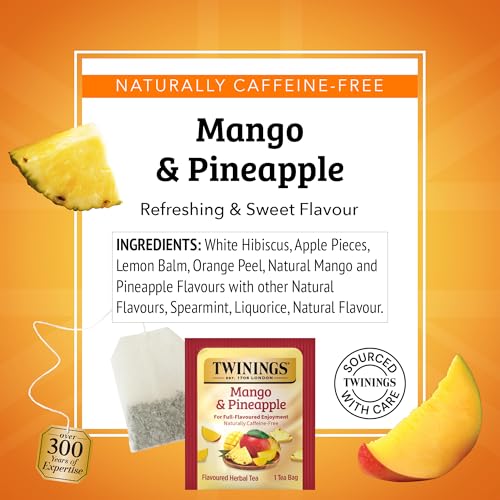 Mango & Pineapple Herbal Tea Bags (20 Count)