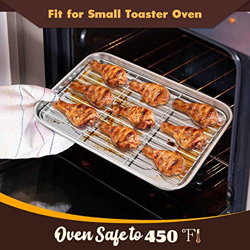 Metal Toaster Oven Tray Set (2 Count)