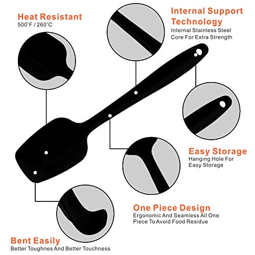Silicone Spatulas Set (4 Count)