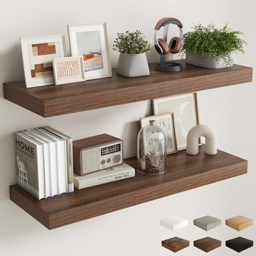 12 Inch Deep Floating Shelves (2 Count)