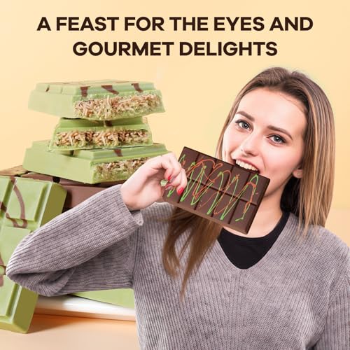 Dubai Chocolate Molds 1 Inch Deep (2 Count)
