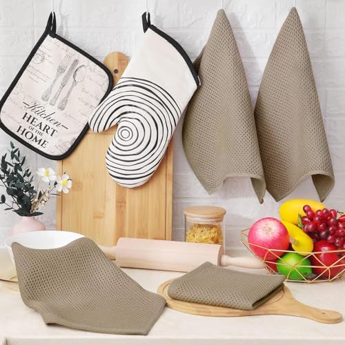100% Cotton Waffle Weave Kitchen Dish Cloths 24 (24 Count)