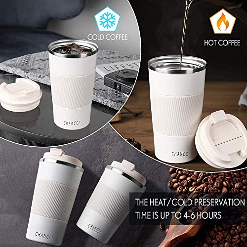 Travel Coffee Mug Spill Proof Leakproof 16 oz Insulated Coffee Mug with Screw Lid