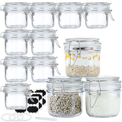7 oz Glass Jars with Airtight Lid