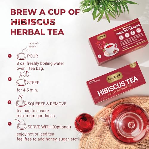 120 Hibiscus Tea Bags (120 Count)