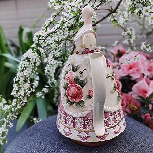 Utility Porcelain Tea Sets Tea Set for Adults Coffee Cup and Saucer Afternoon Tea Set British Royal Tea Set for Wome Wedding Gift Teapots