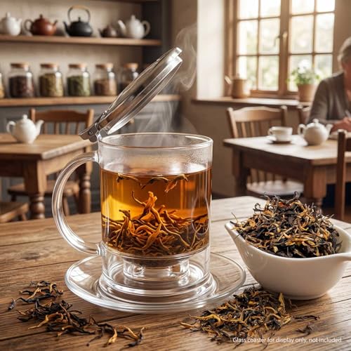 Ingenious Teapot Set with 2oz T7 TEA Golden Monkey Black Tea