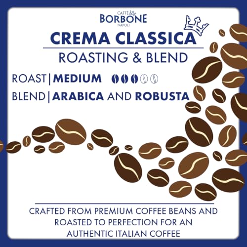 Crema Classica Aluminum Capsules Compatible with Nespresso Original Machines (100 Count)