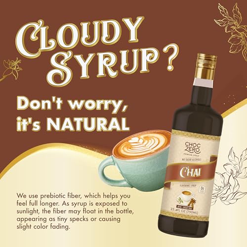 Sugar Free Chai Coffee Syrup (25.4 Fl Oz)