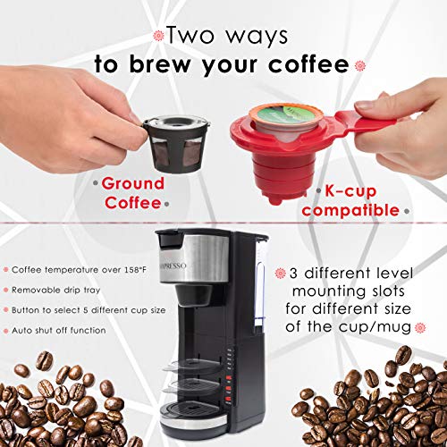 Black Single Serve Coffee Brewer K