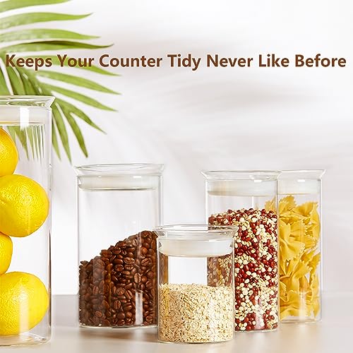 15oz Airtight Glass Jars Set of 3
