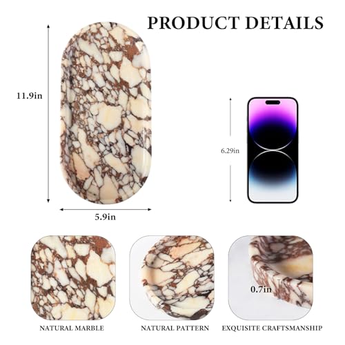Natural Decorative Marble Bathroom Tray