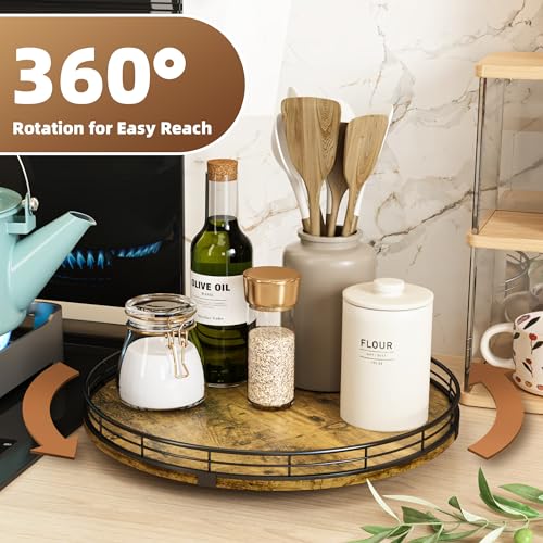 Lazy Susan Turntable Organizer for Table Top