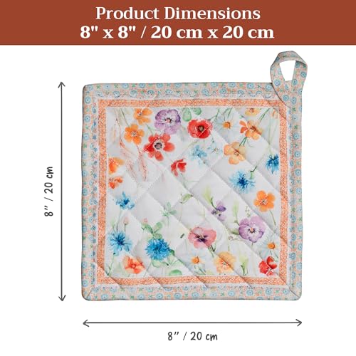 Pot Holders 100% Cotton Potholders (2 Count)