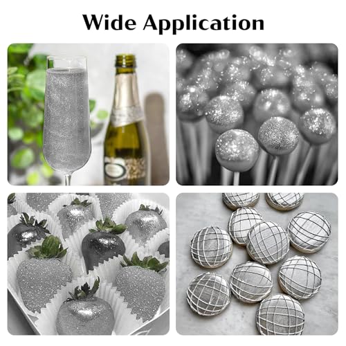 Silver Edible Glitter