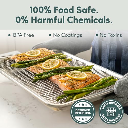 Aluminum Baking Sheet with Cooling Rack Set