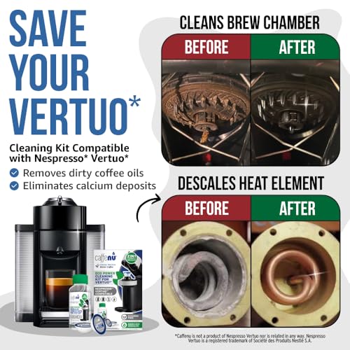 Nespresso Vertuo Compatible Descaler and 6