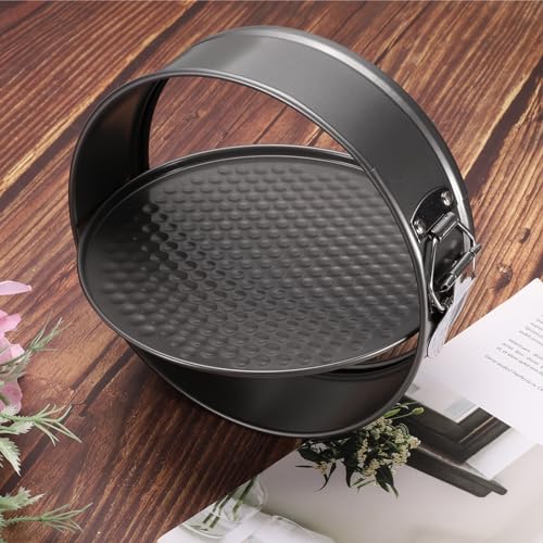 11 Inch Springform Pan Nonstick Cake Pan with Removable Bottom Round Leakproof Cake Baking Pans Molds for Baking