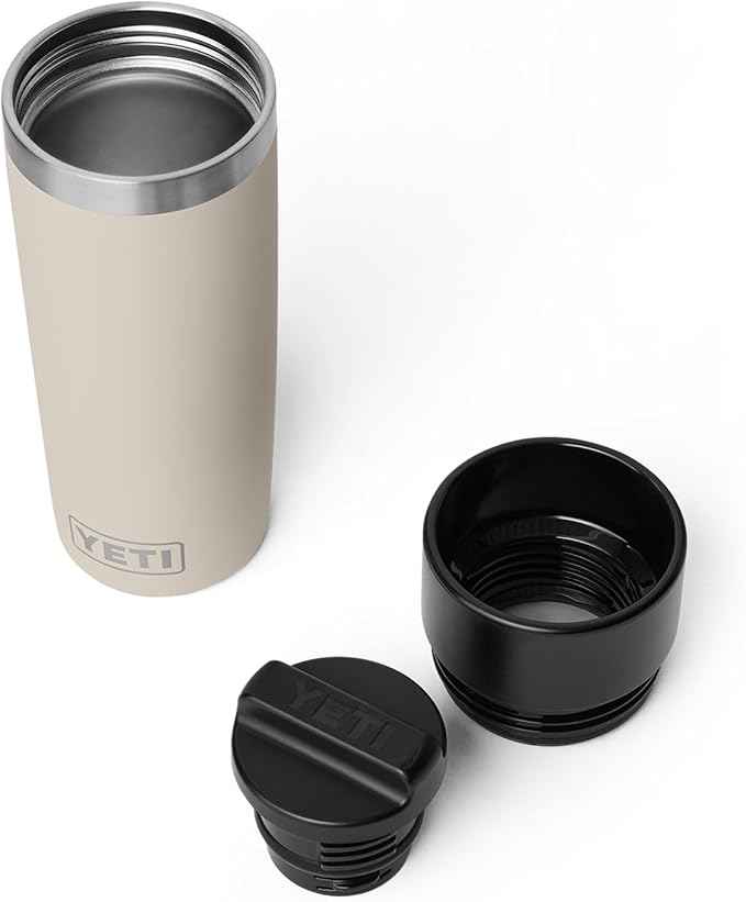 YETI Rambler 34 oz. French Press Coffee Maker, (1) 16 oz Travel Bottle, Stainless Steel, Cape Taupe