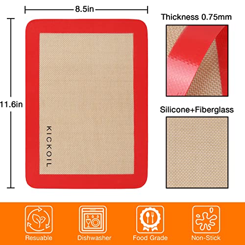 Silicone Baking Mats Set of 3