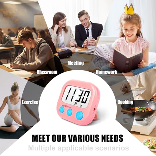 Digital Kitchen Timers for Cooking (2 Count)