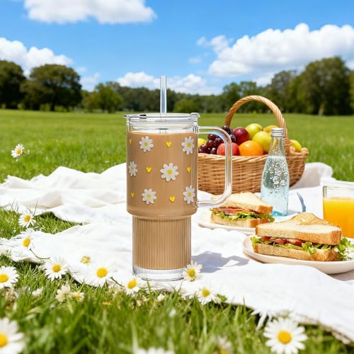 26 oz Glass Tumbler with Handle