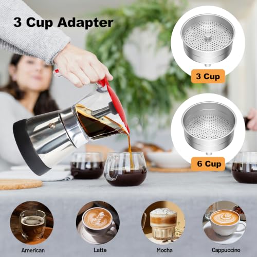 Electric Plastic Clear Moka Pot 3