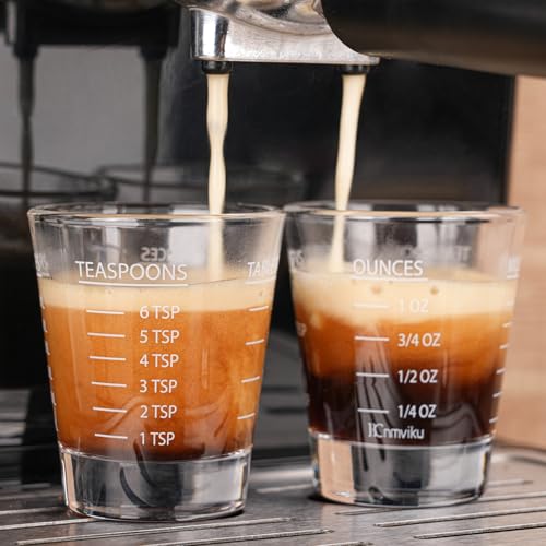 Shot Glasses Measuring cup Espresso Shot Glass Liquid Heavy Wine 2 Pack 26